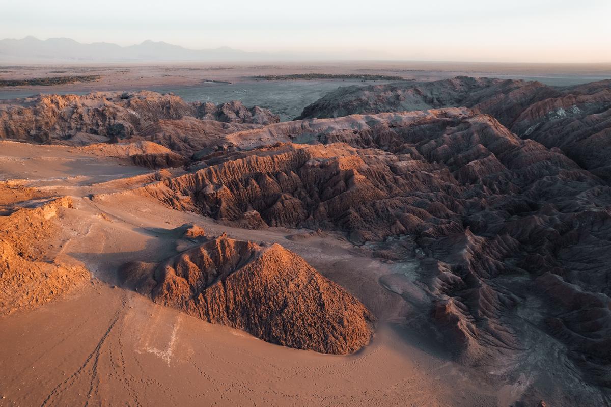 El Valle de la Luna junto a San Pedro de Atacama