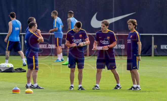 El primer entrenamiento del Barça 2015-2016 al completo, en imágenes