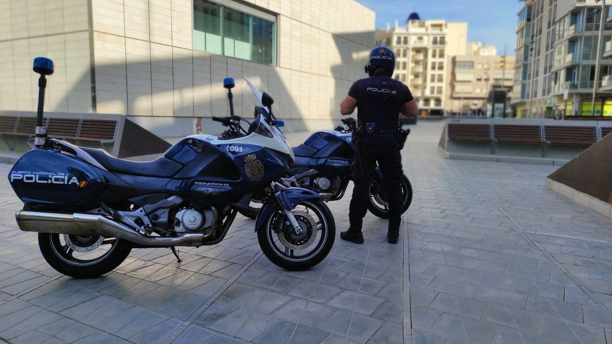 Una patrulla del Cos Nacional de Policia prop d&#039;on van passar els fets