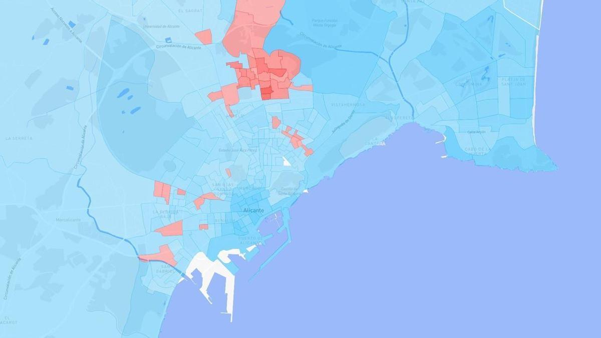 Así ha quedado el mapa de Alicante tras el 28M