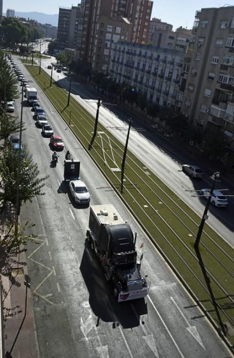 Los hoteleros toman Murcia para protestar contra las medidas del Gobierno regional