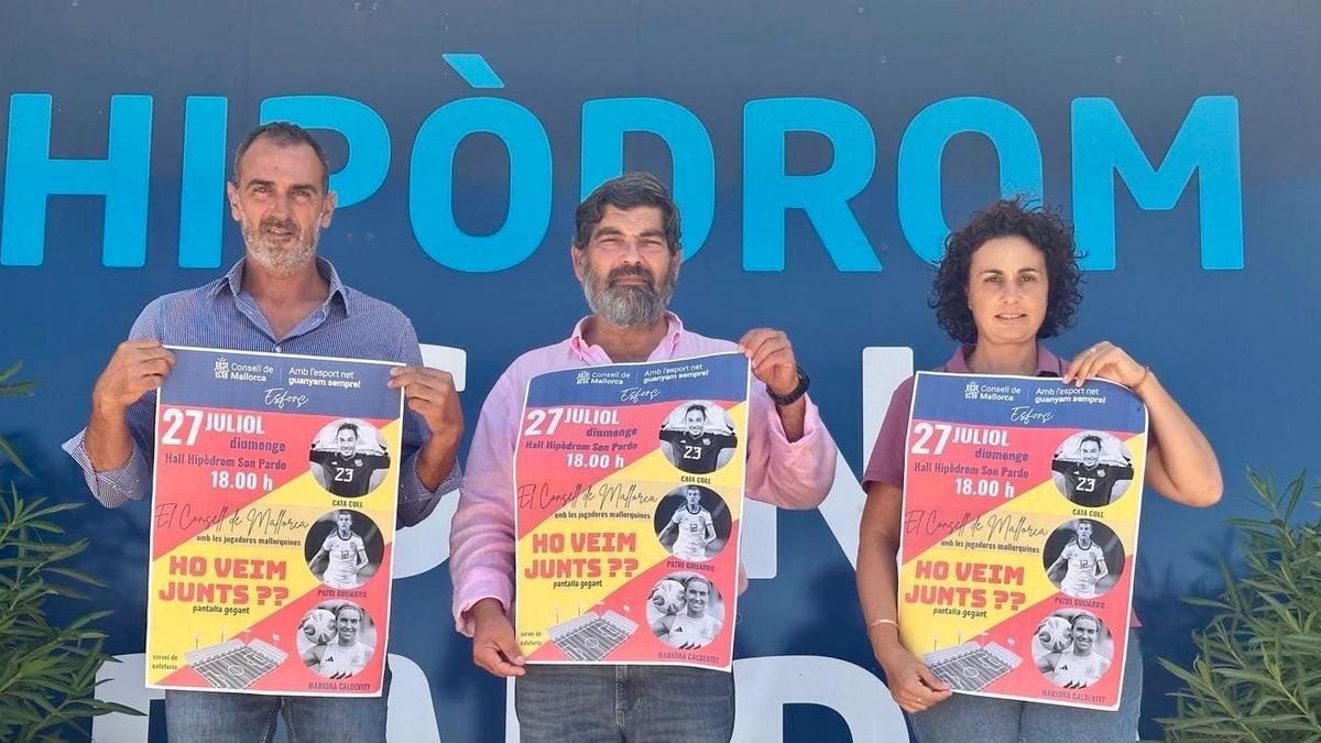 El Consell de Mallorca promociona la final de la Eurocopa Femenina con el lema &quot;Ho veim junts?&quot;