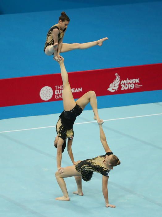 Acrobacias en los Juegos Europeos de Minsk 2019