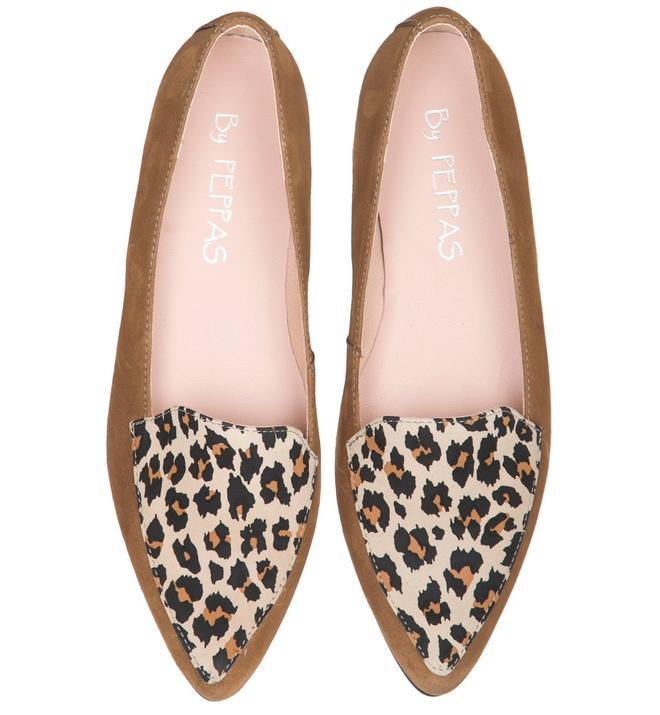 Bailarinas con puntera y estampado animal