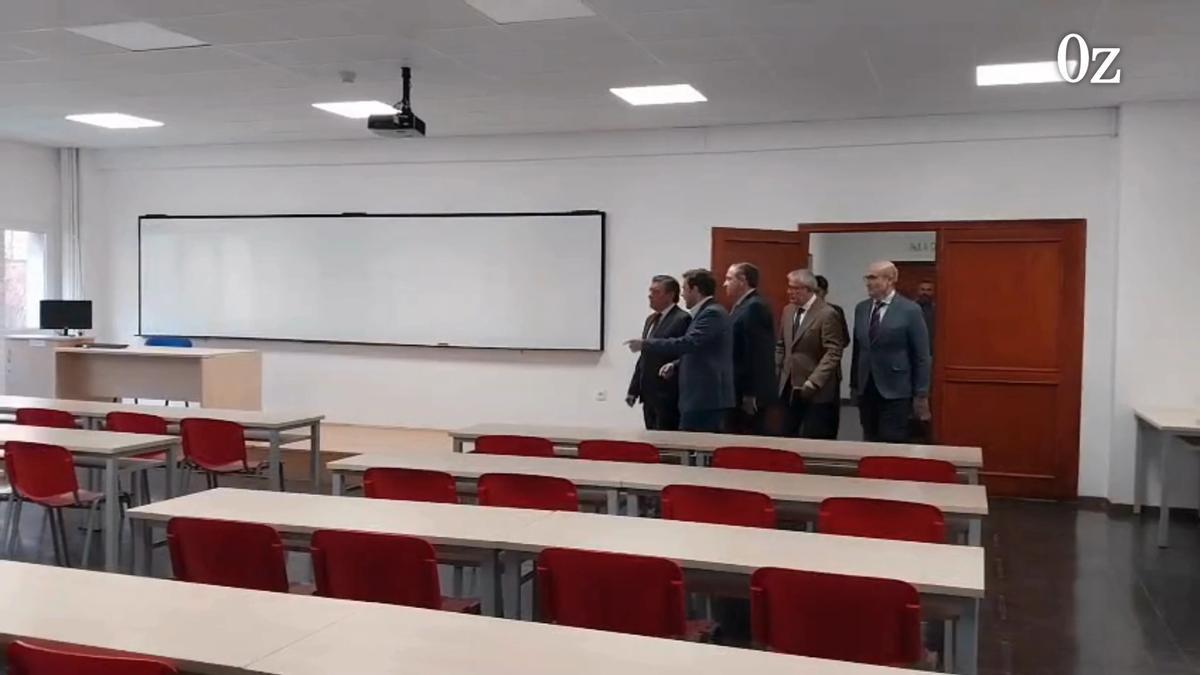 Nueva imagen del Colegio Universitario de Zamora tras su primera reforma