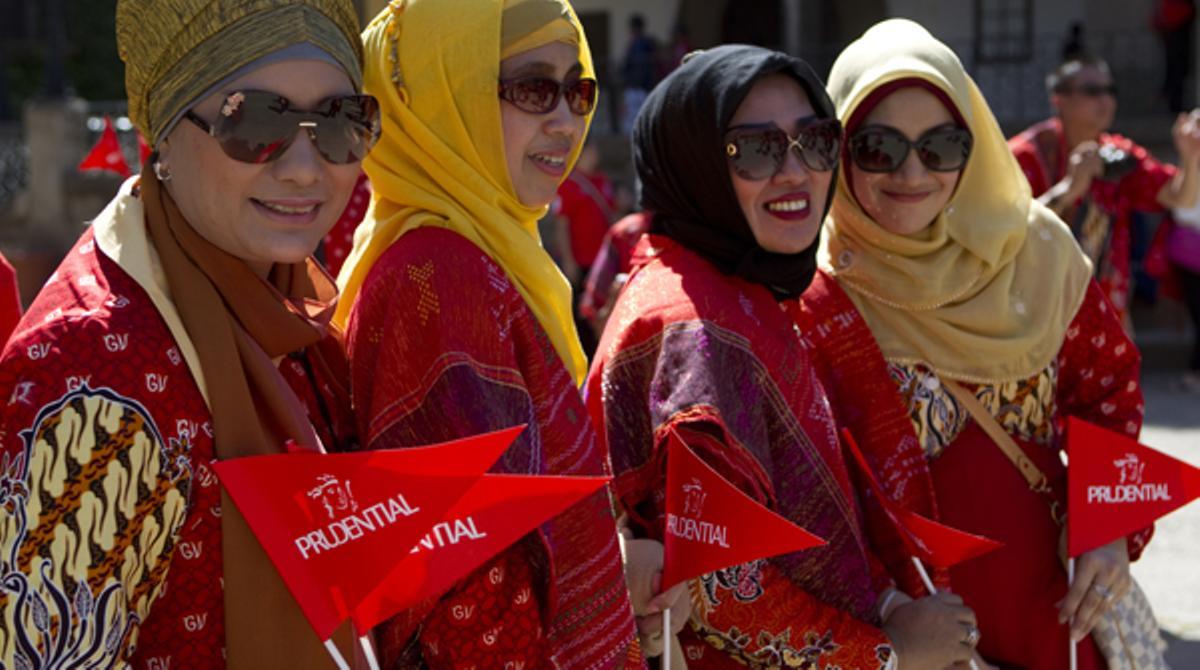 Un miler d’indonesis visiten Barcelona en un viatge d’incentius.