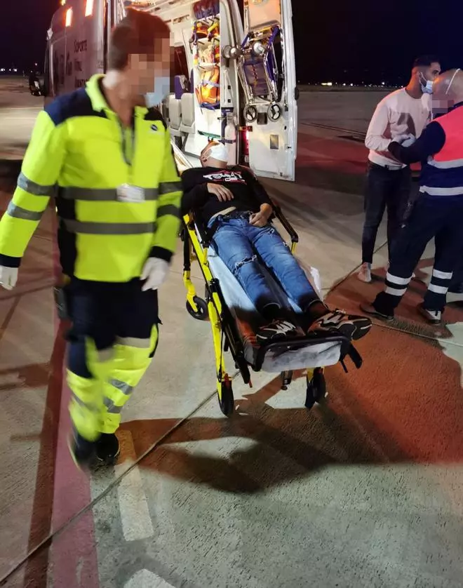 Una ‘patera’ con alas en Son Sant Joan