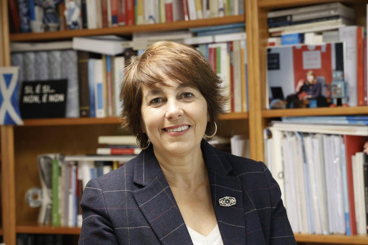 Alba Nogueira, candidata a reitora da USC