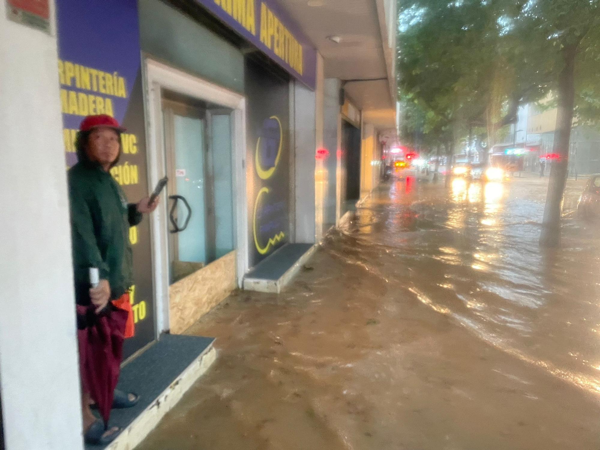 Las imágenes de la dana Alice en la tarde del sábado en Ibiza
