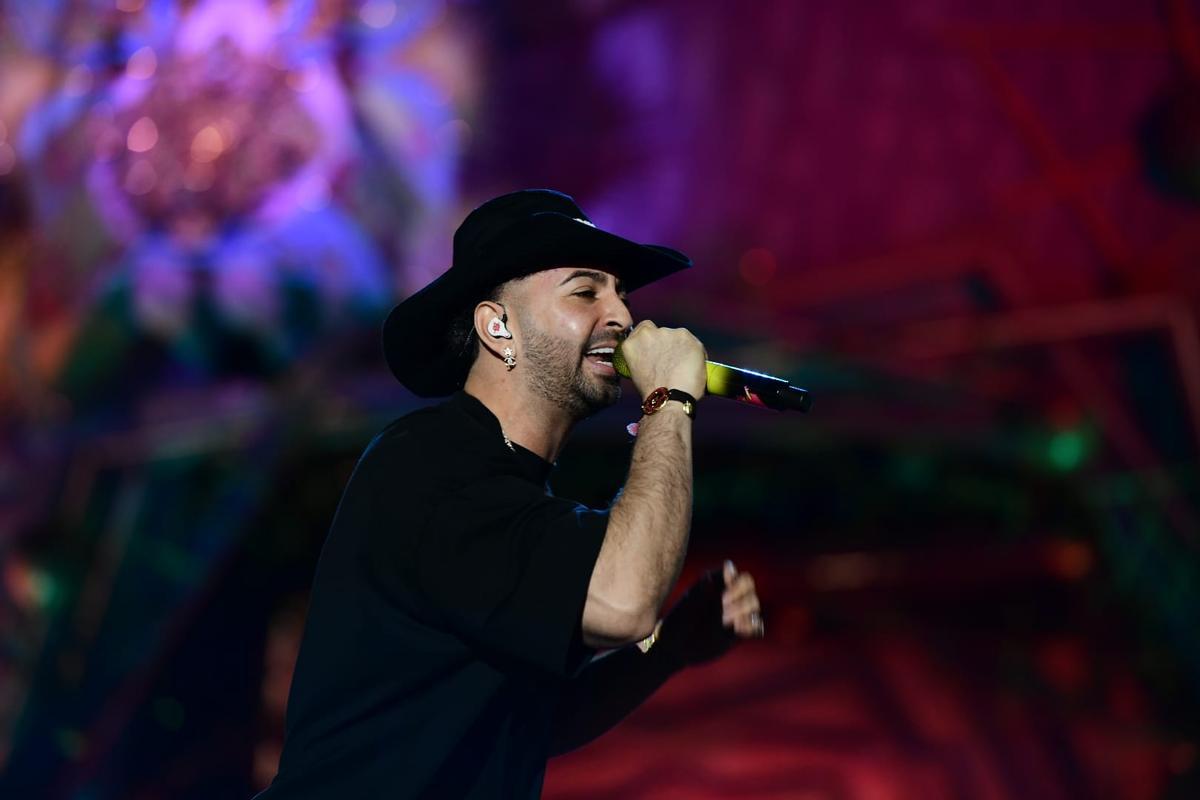 Justin Quiles, durante la Gala de la Reina.