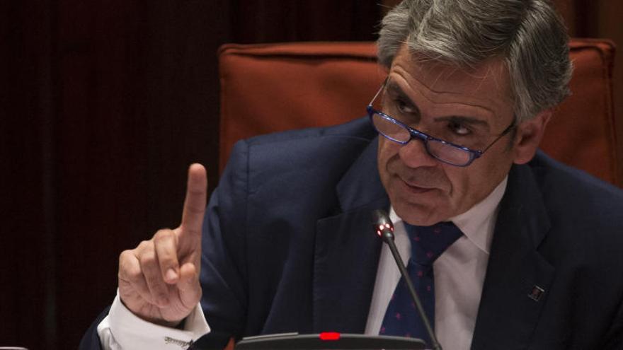 Daniel de Alfonso durant la seva compareixença al Parlament.