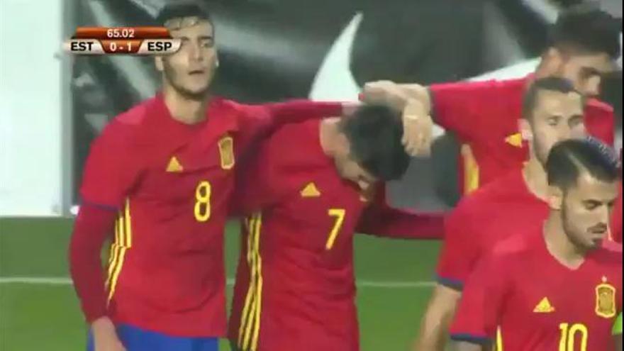 Así es el golazo de Carlos Soler con la Sub-21