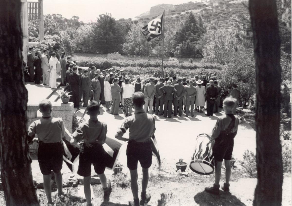 Fiesta de inauguración del chalé Casas, residencia nazi durante la Guerra Mundial