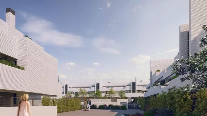Mucha piscina y el nuevo modelo de vivienda híbrida