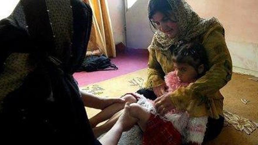 Una nena a Egipte &amp;ndash;país rècord en ablacions&amp;ndash;, abans de la intervenció