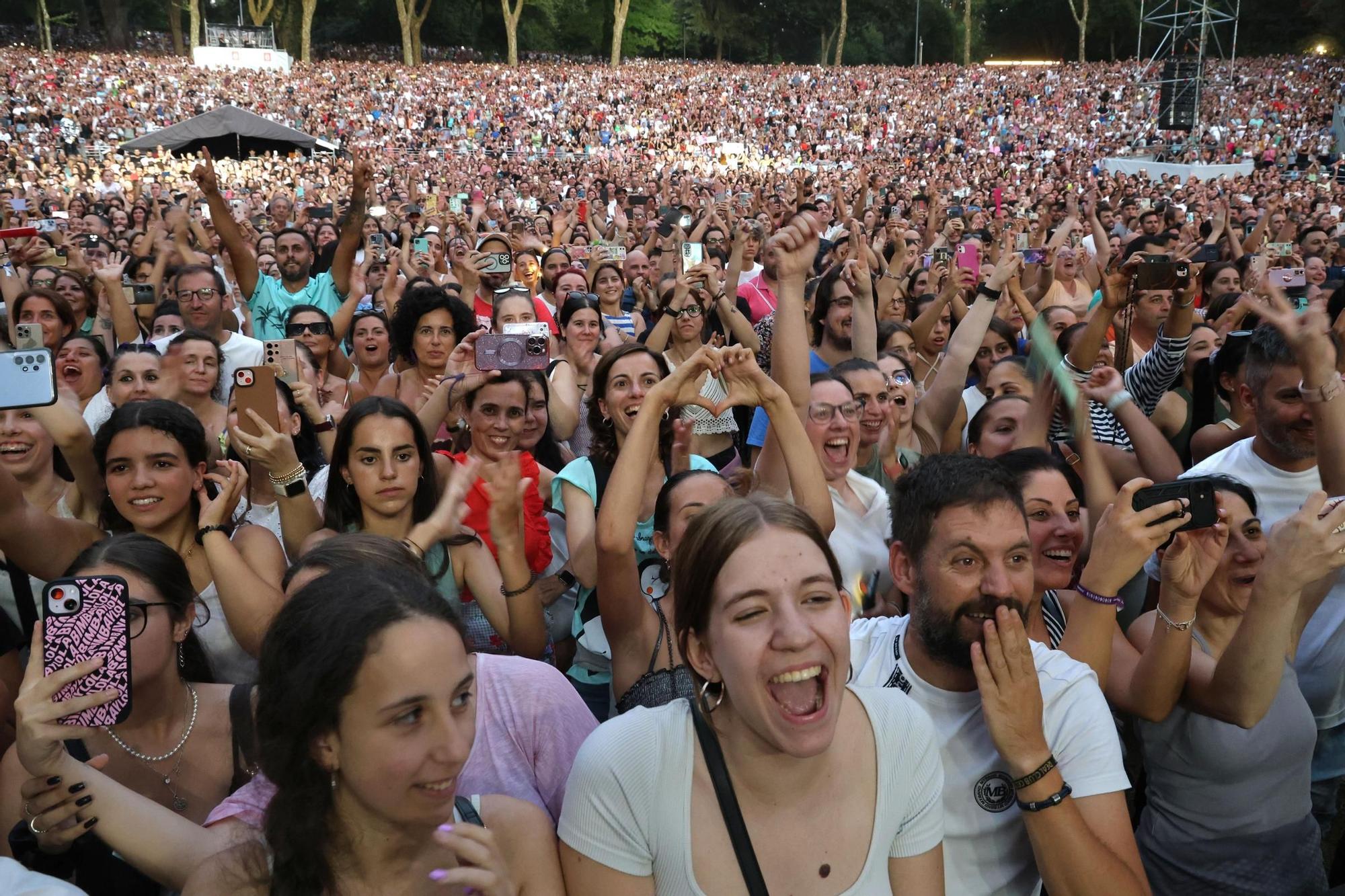 El concierto de Luis Fonsi en Castrelos, en imágenes