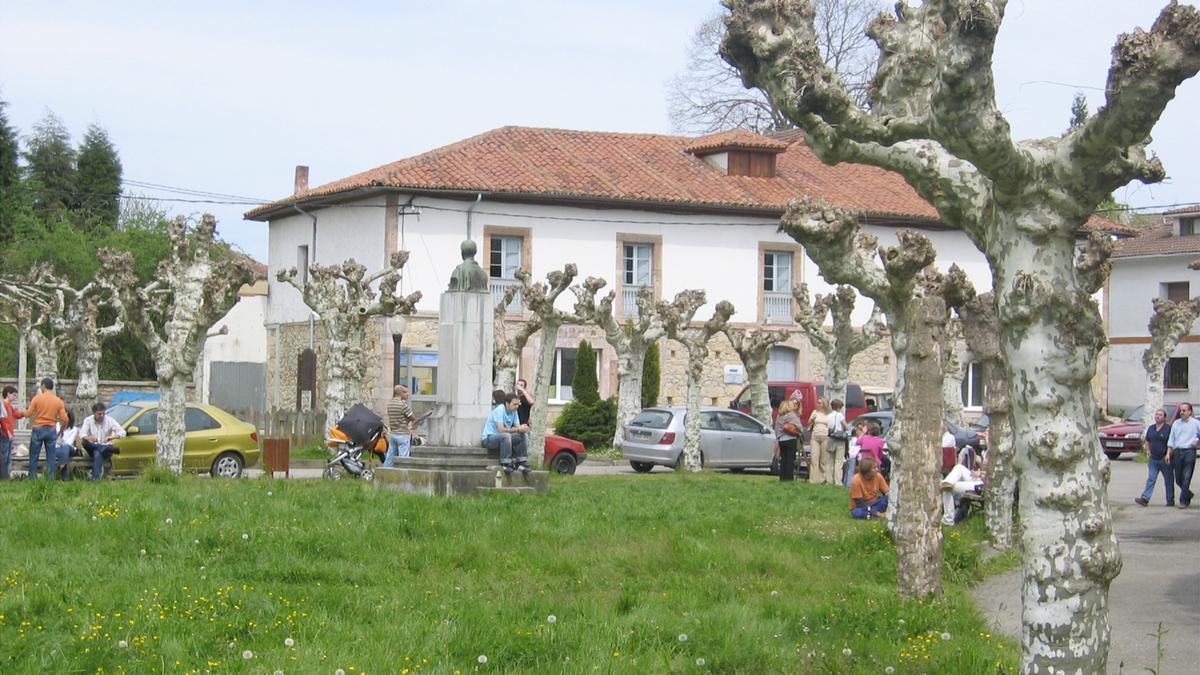 Campo de la Iglesia, en Ceceda.