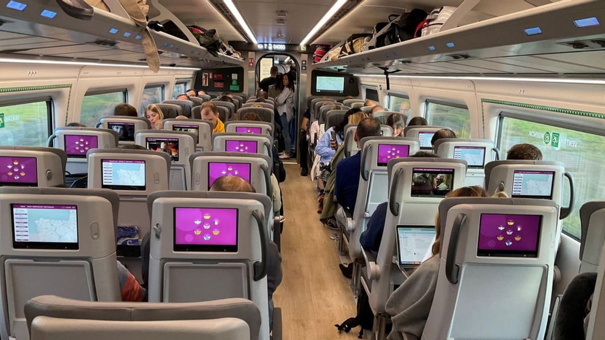 Un vagón de tren.