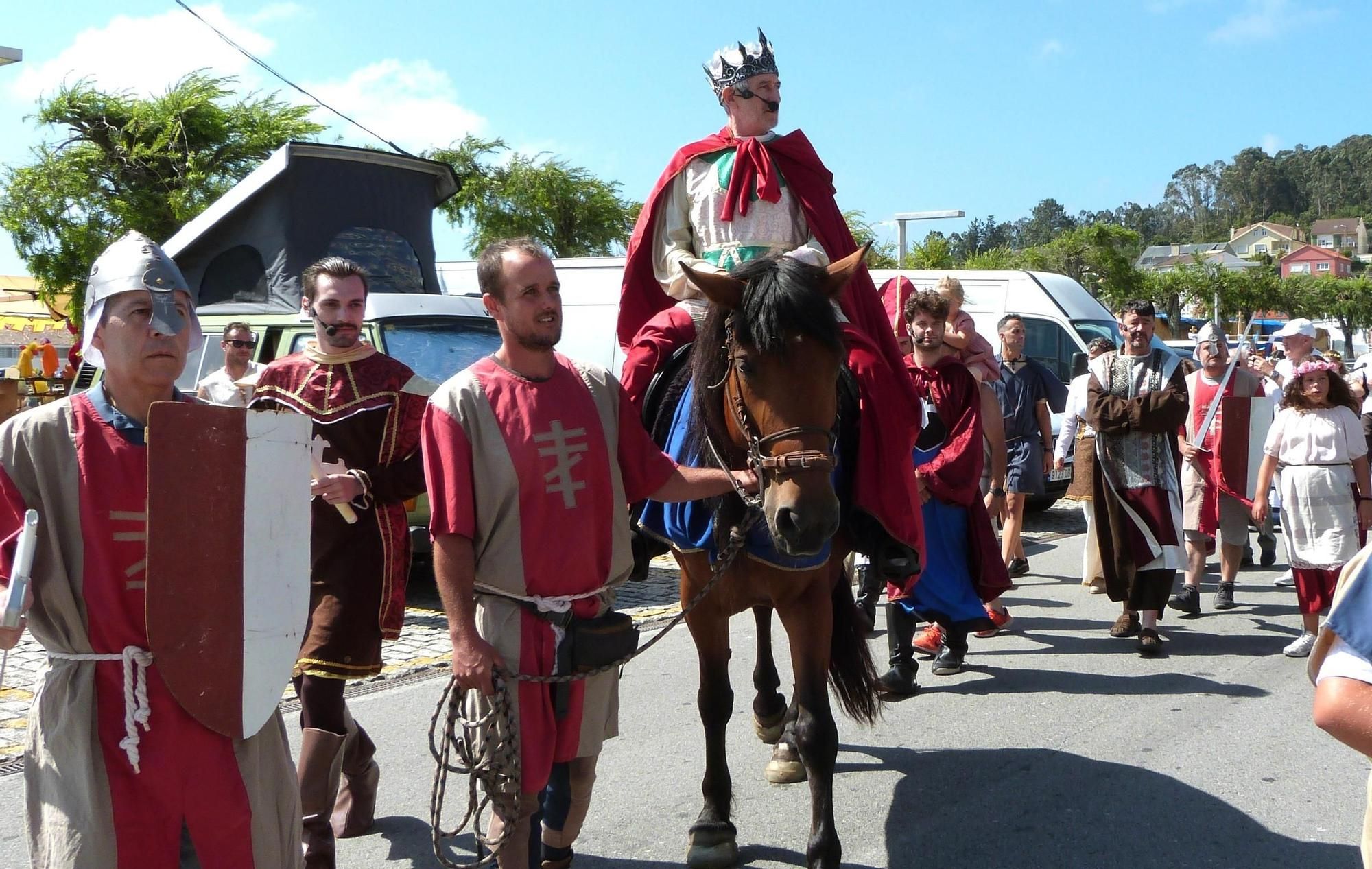 Recreación teatral da visita do rei Afonso IX a Camariñas en 1228.