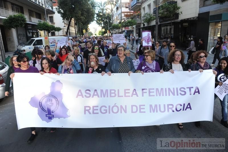 Manifestación contra la violencia patriarcal en Murcia