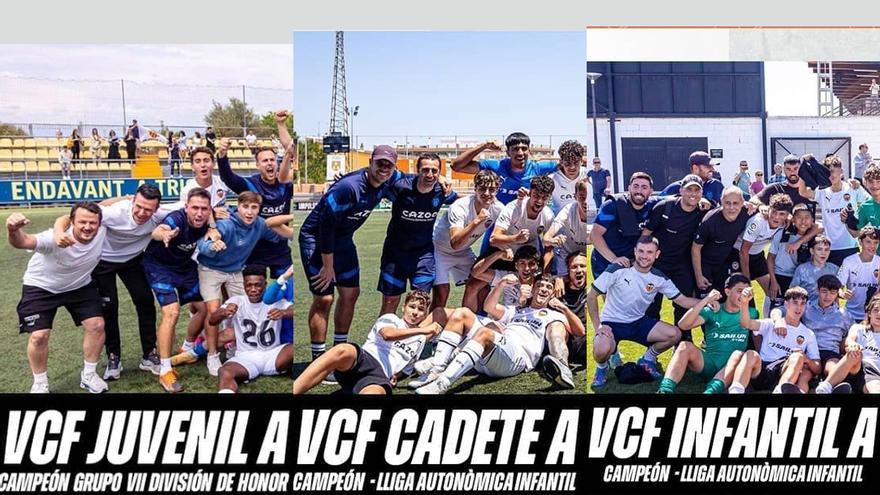 El mérito de la cantera del Valencia CF