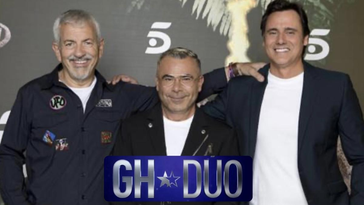 Carlos Sobera, Jorge Javier Vázquez y Ion Aramendi.