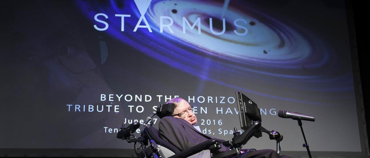 El reconocido físico Stephen Hawking fue uno de los invitados al Festival Starmus celebrado en Tenerife en 2016.