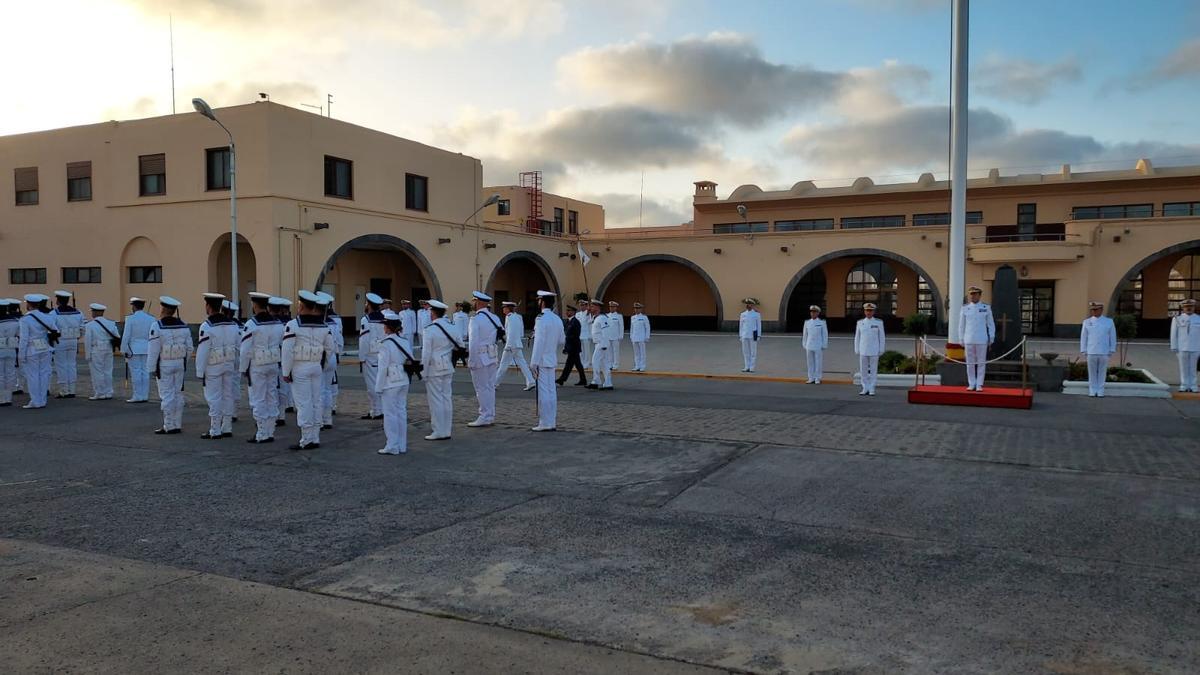 Primera visita oficial del Almirante de Acción Marítima al Mando Naval de Canarias