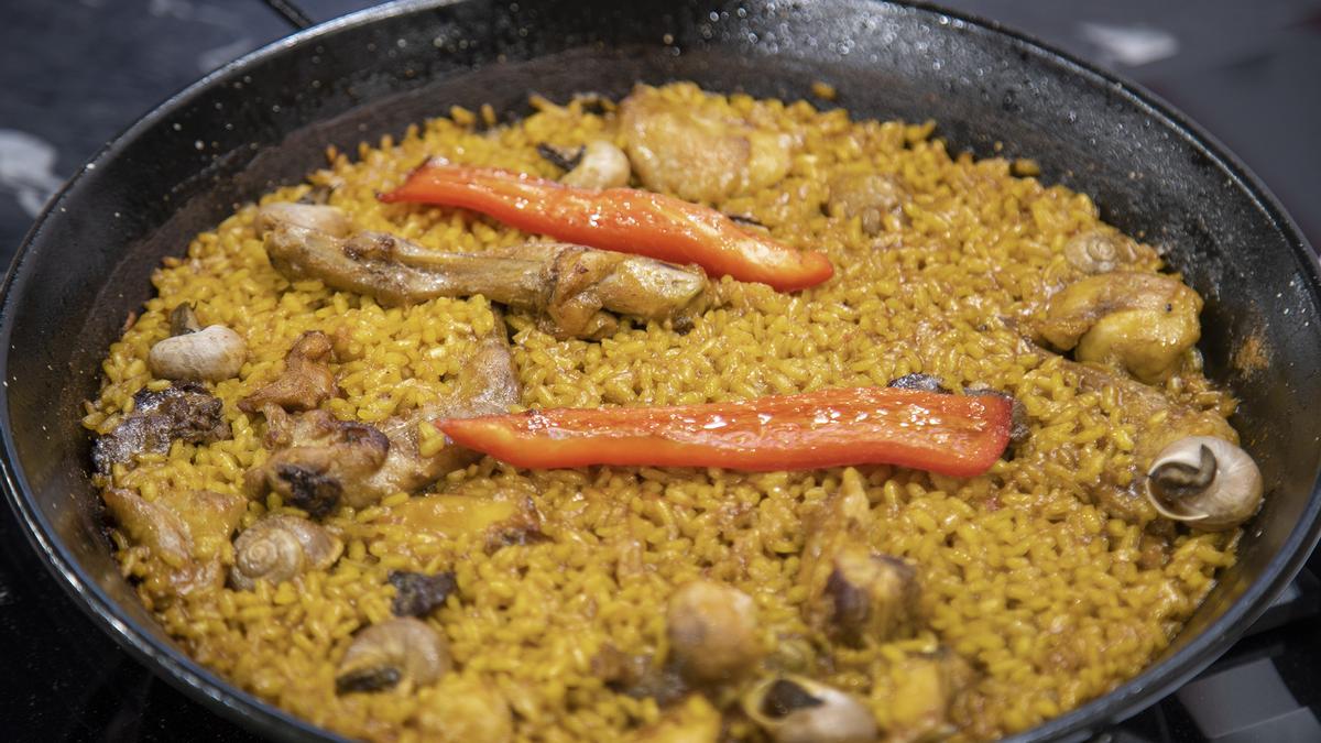 El arroz ganador del concurso.