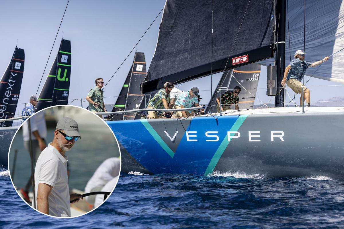 El nuevo velero de la Armada que usará a partirde ahora Felipe VI en la Copa del Rey de Vela de 2025, que ganó