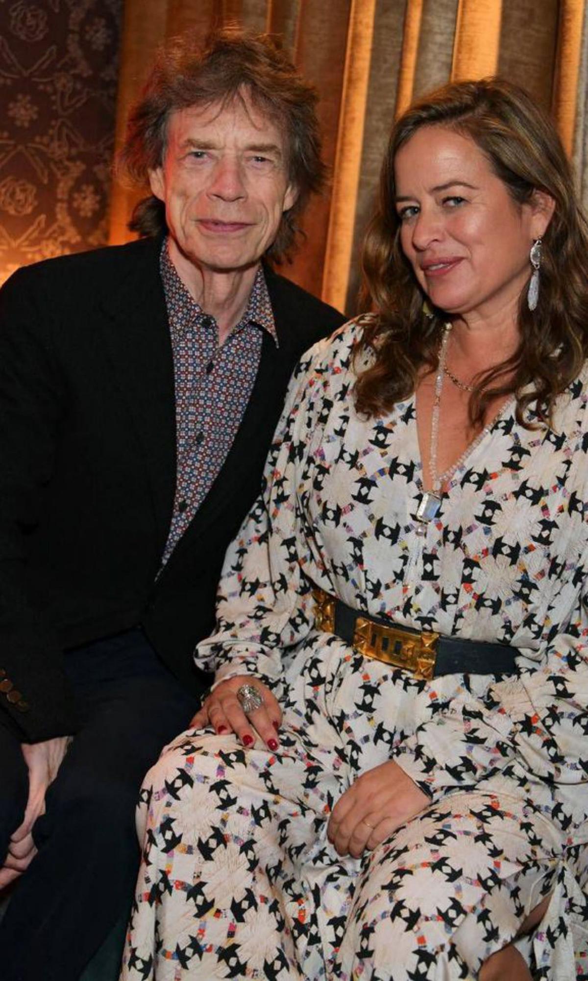 Mick Jagger con su hija Jade.