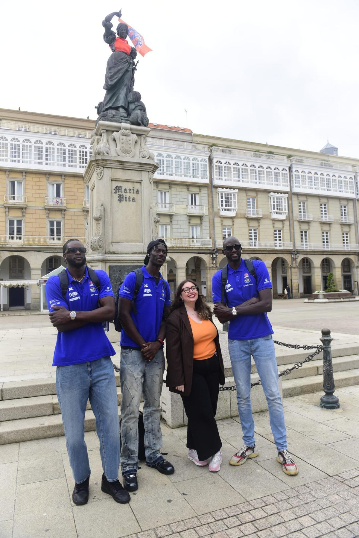 Recepción municipal al Leyma Coruña tras el ascenso a ACB