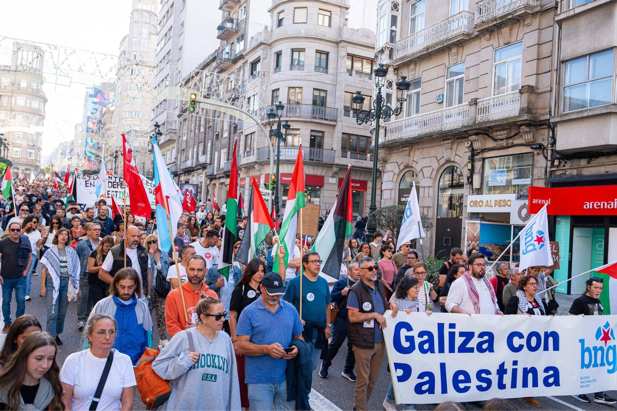 Vigo continúa en pie contra el genocidio de Israel sobre Palestina