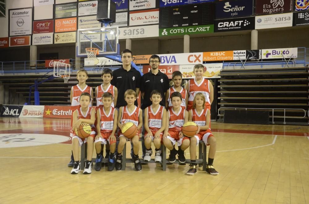 Tots els equips del planter del Bàsquet Manresa