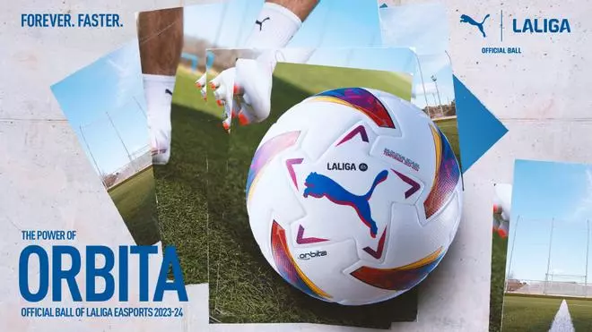 Así es el nuevo balón de LaLiga EA Sports 2023/24