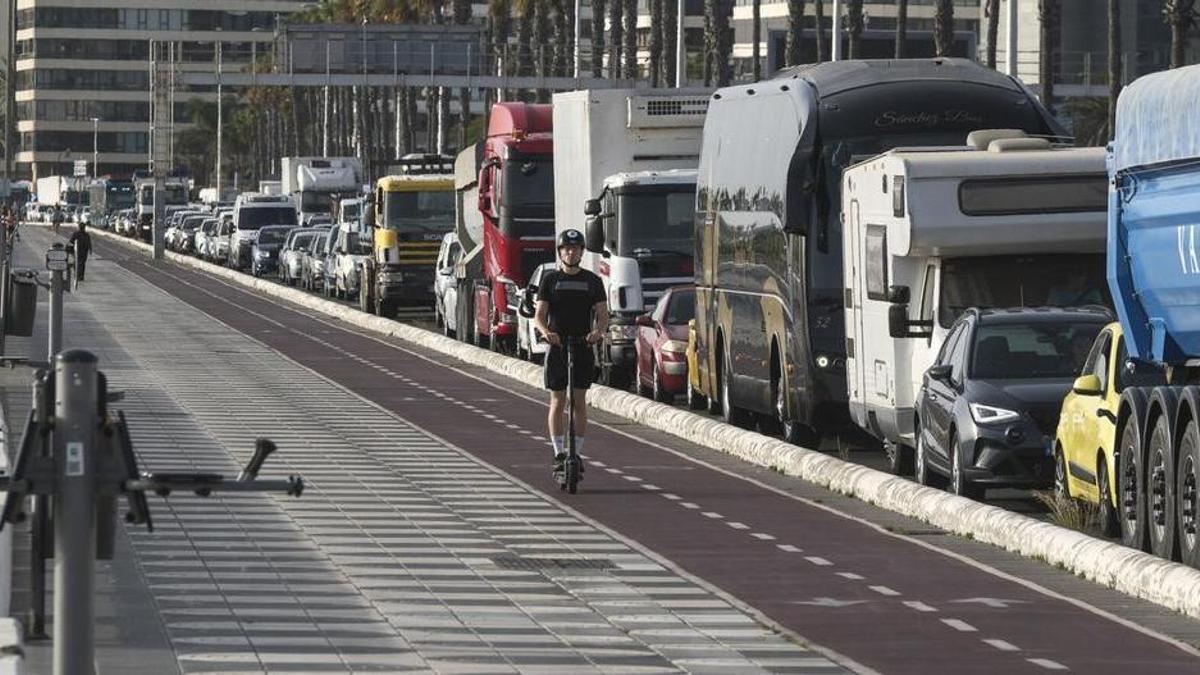 las consecuencias del cierre del viaducto del Guiniguada