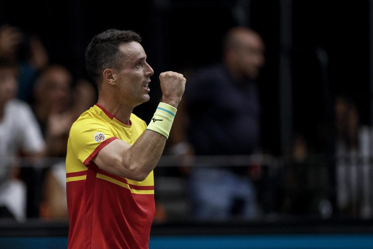 Lehecka - Bautista de la Copa Davis, en imágenes