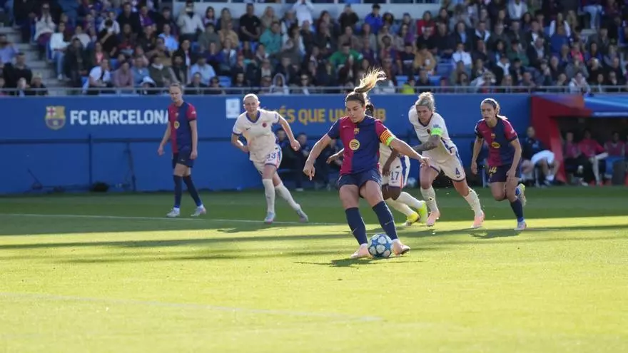 Alexia Putellas: "Es un error fallar un penalti, pero no quer赤a que me afectara"