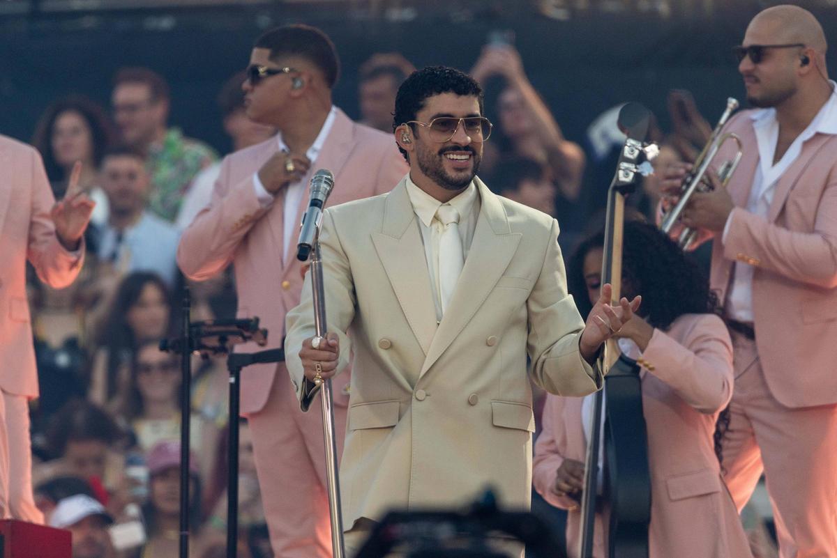 Primer concierto de Bad Bunny en el estadio Lluis Companys de Barcelona