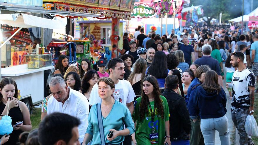 Las fiestas de Coia del año pasado, llenas de gente.
