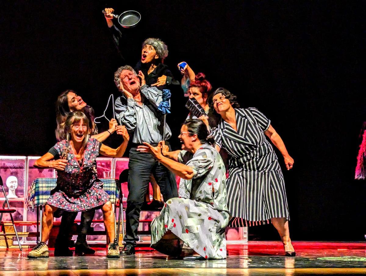El grupo cangués Teatro das Aras.