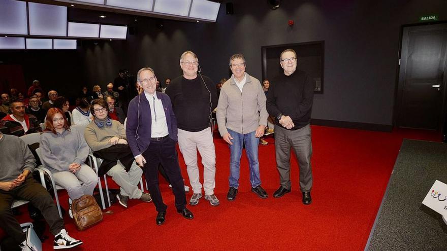 Por la izquierda, José Manuel Recio, Patrick Meesen, Carlos López Larrea y Pedro Sánchez Lazo.  | IRMA COLLÍN