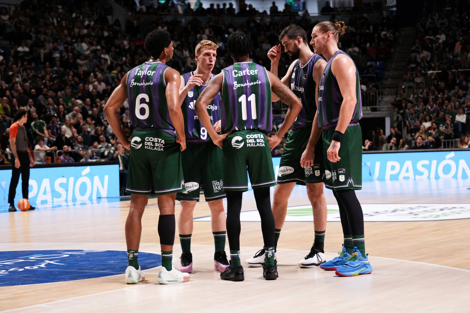 18/1/25, Malaga - Palacio Deportes Martin Carpena.  Semana 17 Liga ACB.  UNICAJA vs Valencia :  (Fotografía: Gregorio Marrero/La Opinion)