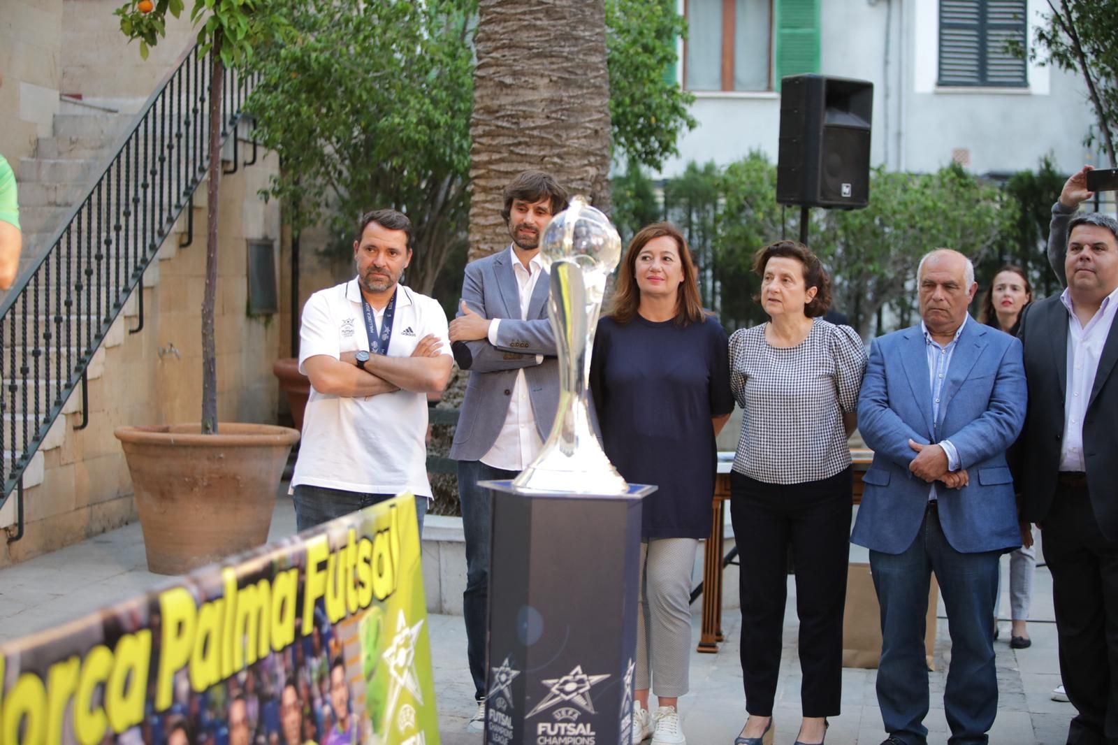 El Mallorca Palma Futsal celebra su UEFA Futsal Champions League