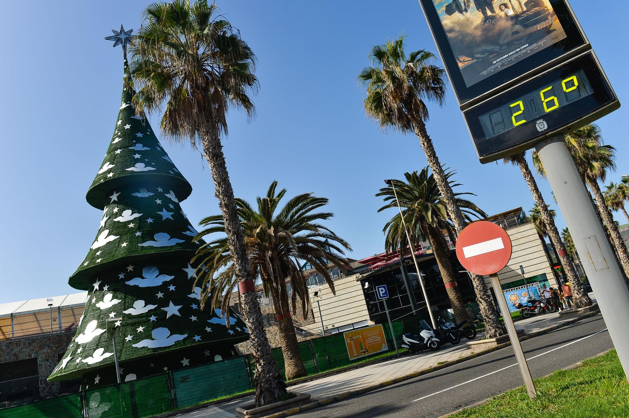 Árbol de Navidad en el CC Las Arenas