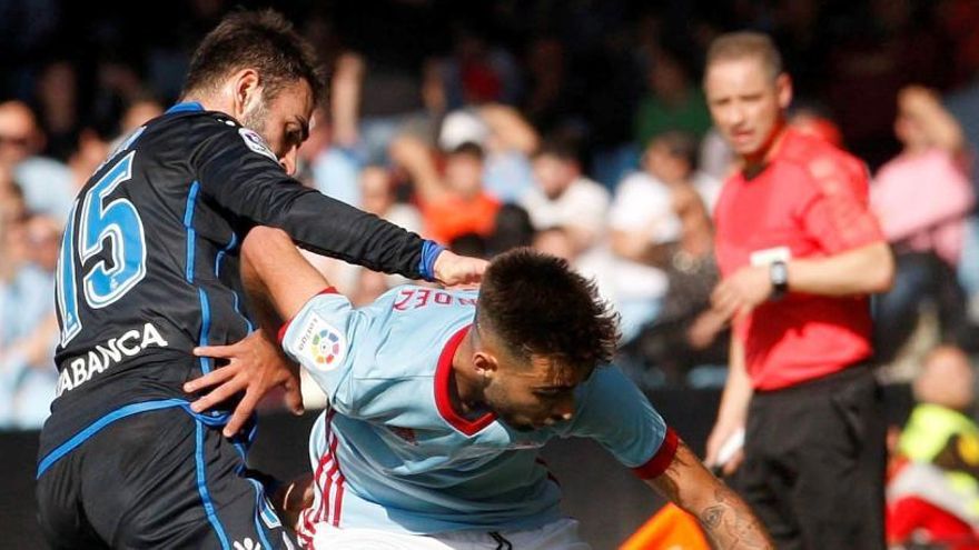 El Celta se adueñó del derbi durante el primer tiempo.