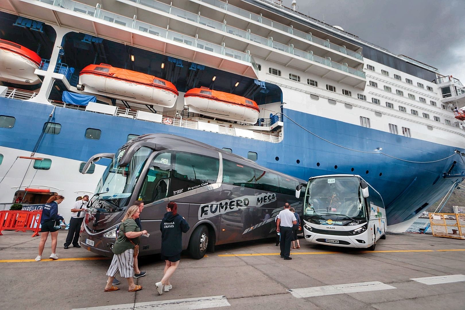 Llegada de más 8.000 cruceristas al Puerto de Santa Cruz