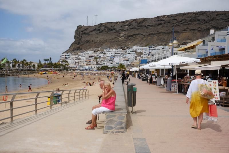 Aeropuerto de Gran Canaria. Coronavirus Puerto de Mogán  | 14/03/2020 | Fotógrafo: José Carlos Guerra