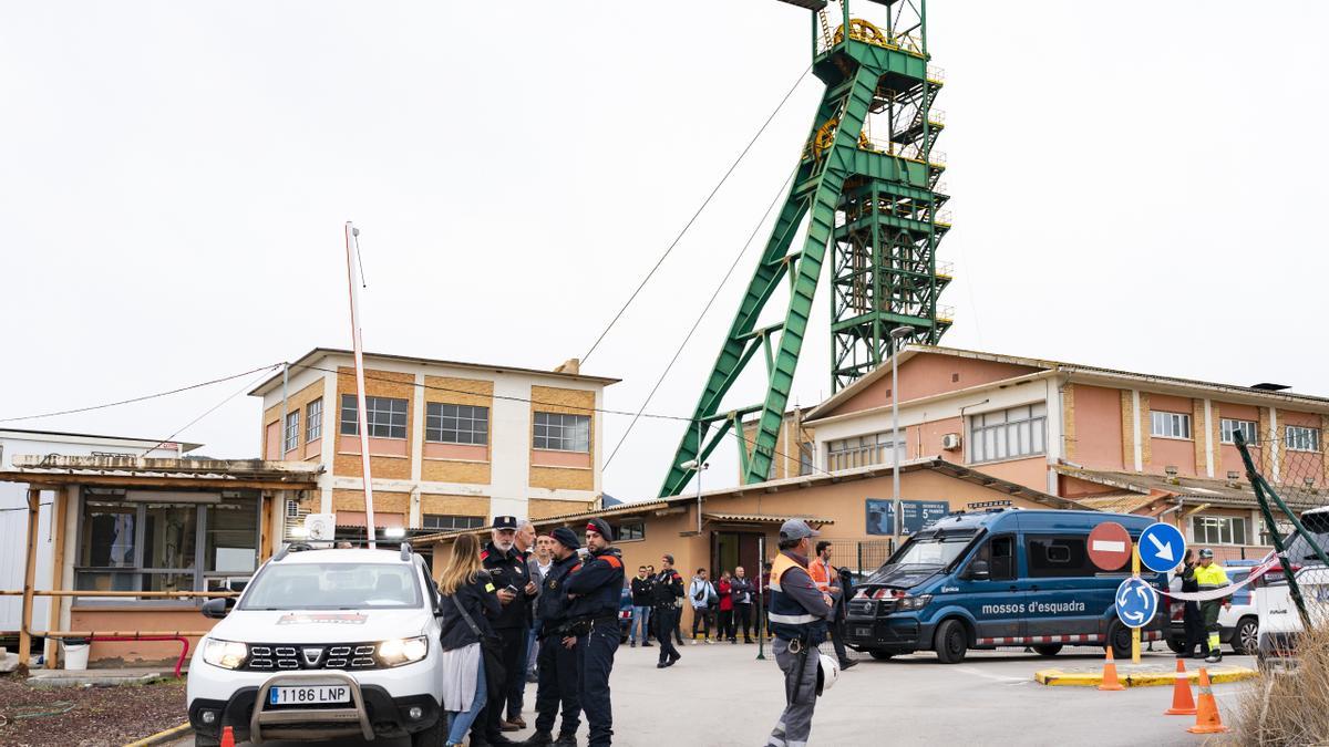 Tres trabajadores fallecidos por desprendimiento en una mina de Súria