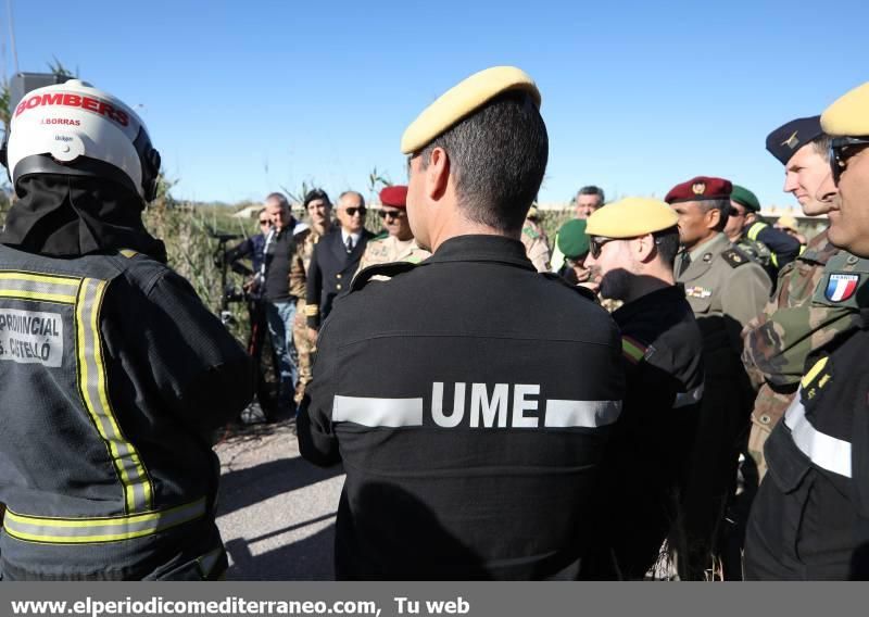 Espectacular simulacro de emergencia en Almassora